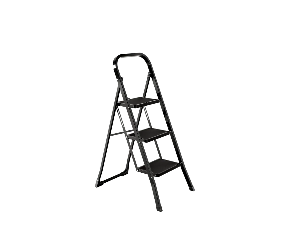 BLACK MINI 3-STEP STOOL