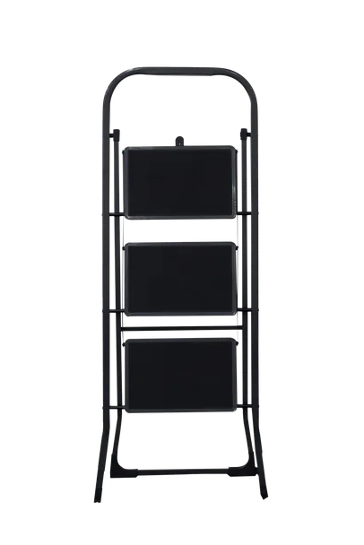 BLACK MINI 3-STEP STOOL