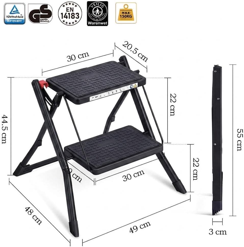 SGABELLO EASY 2 GRADINI: dettagli