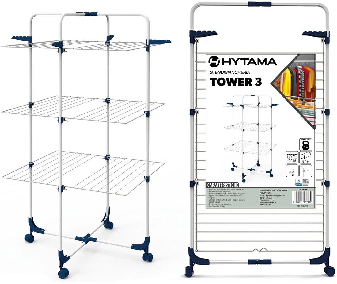 TOWER 3: ruote integrate